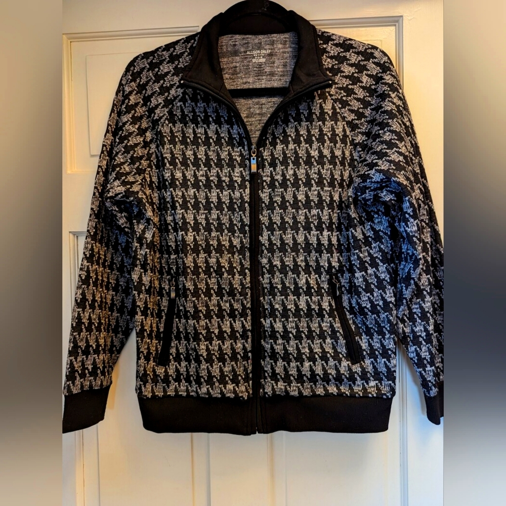 Vintage Allison Daley Petite Fancy Zip Jacket - M